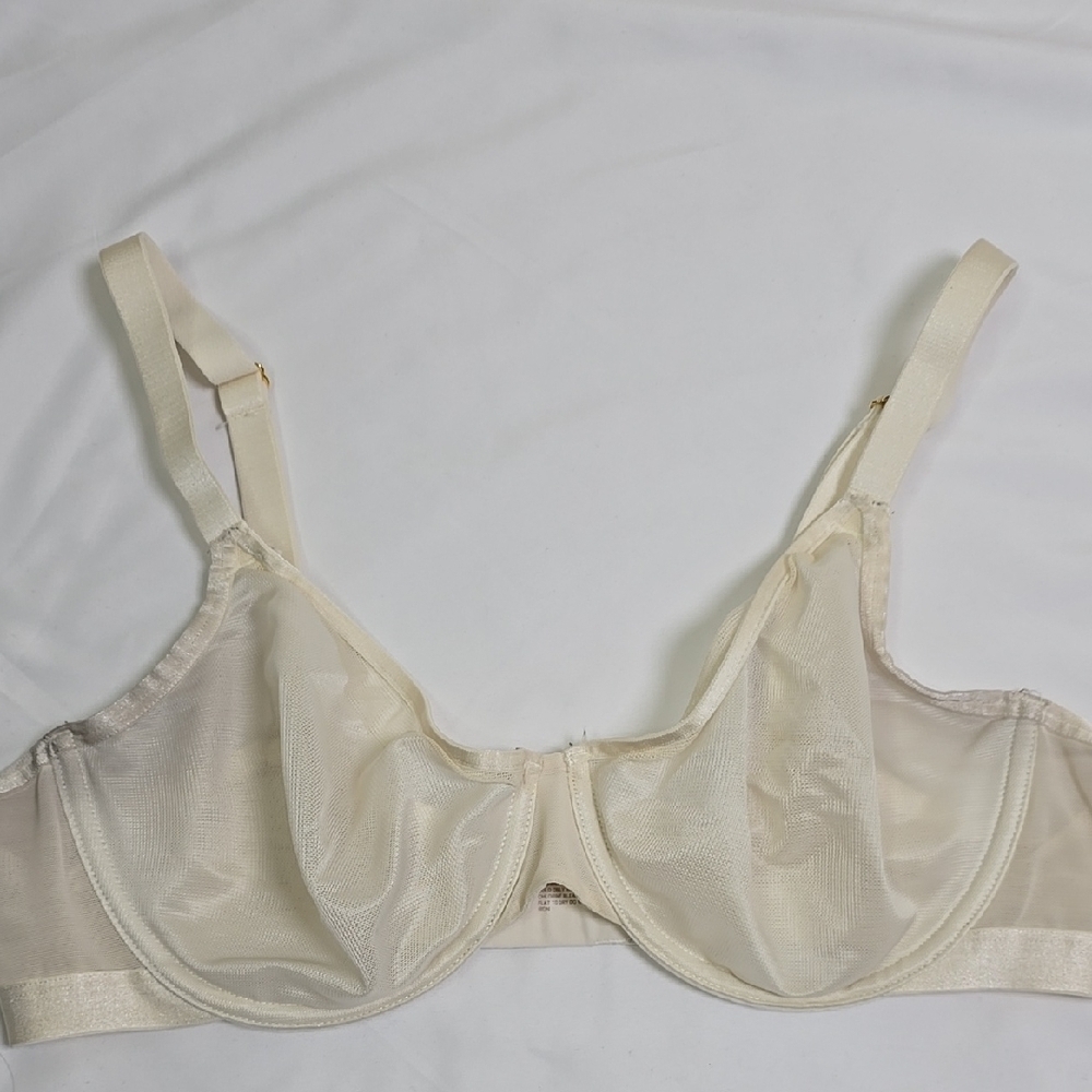Soma Cream Sheer Bra